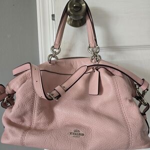 Coach Soft Pink Leather Shoulder Bag